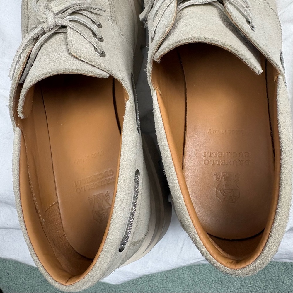 Brunello Cucinelli Eruc Suede Loafers with Chunky Sole 41 - Picture 12 of 16